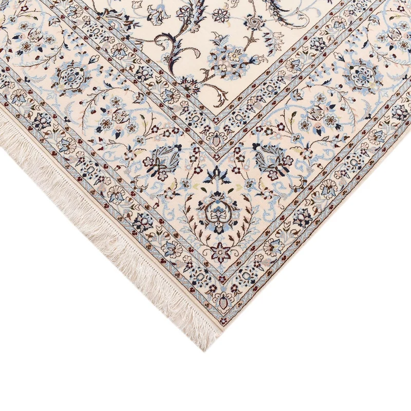 Perserteppich - Nain - Premium - 210 x 255 cm - hellgrau