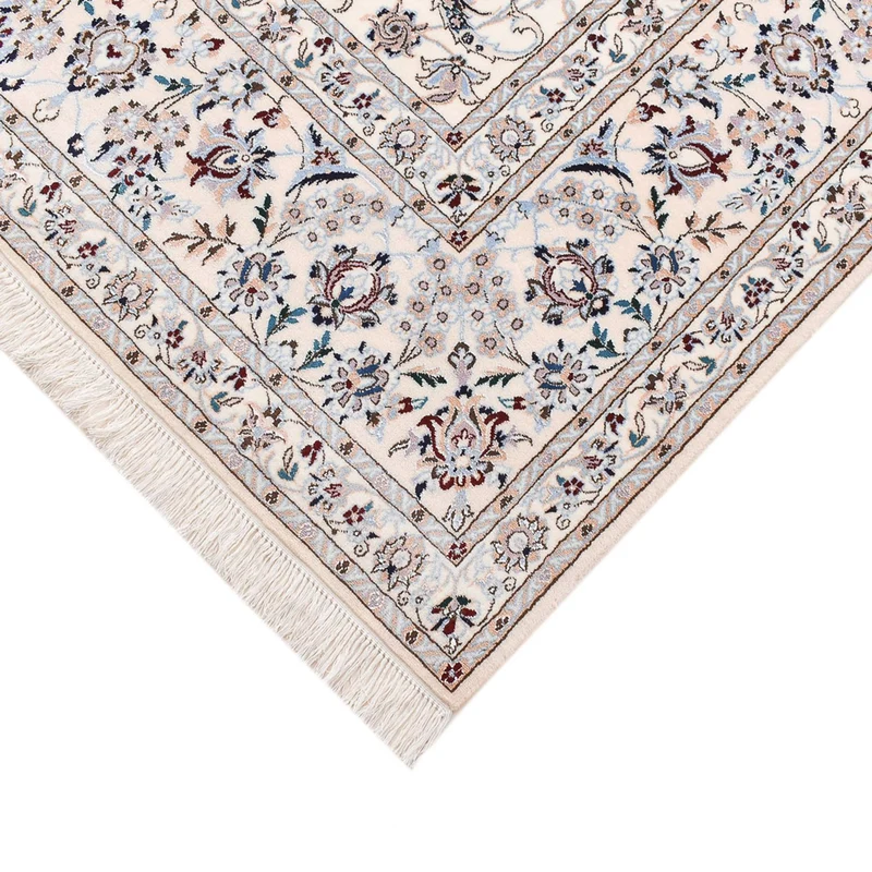 Nain - 6La Teppich 207x204cm - Perserteppich - hellgrau