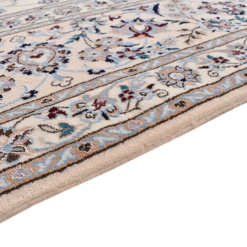 Nain - 6La Teppich 207x204cm - Perserteppich - hellgrau