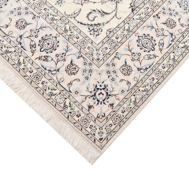 Nain - 6La Teppich 206x205cm - Perserteppich - hellgrau