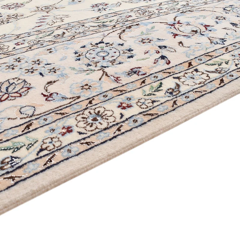 Nain - 6La Teppich 206x205cm - Perserteppich - hellgrau