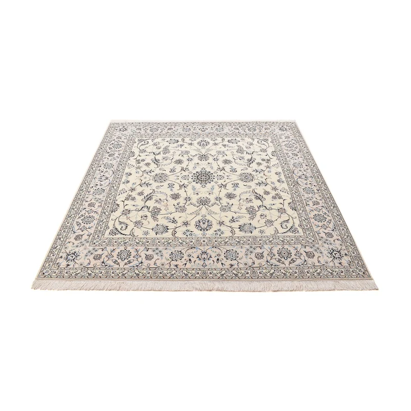Nain - 6La Teppich 206x205cm - Perserteppich - hellgrau