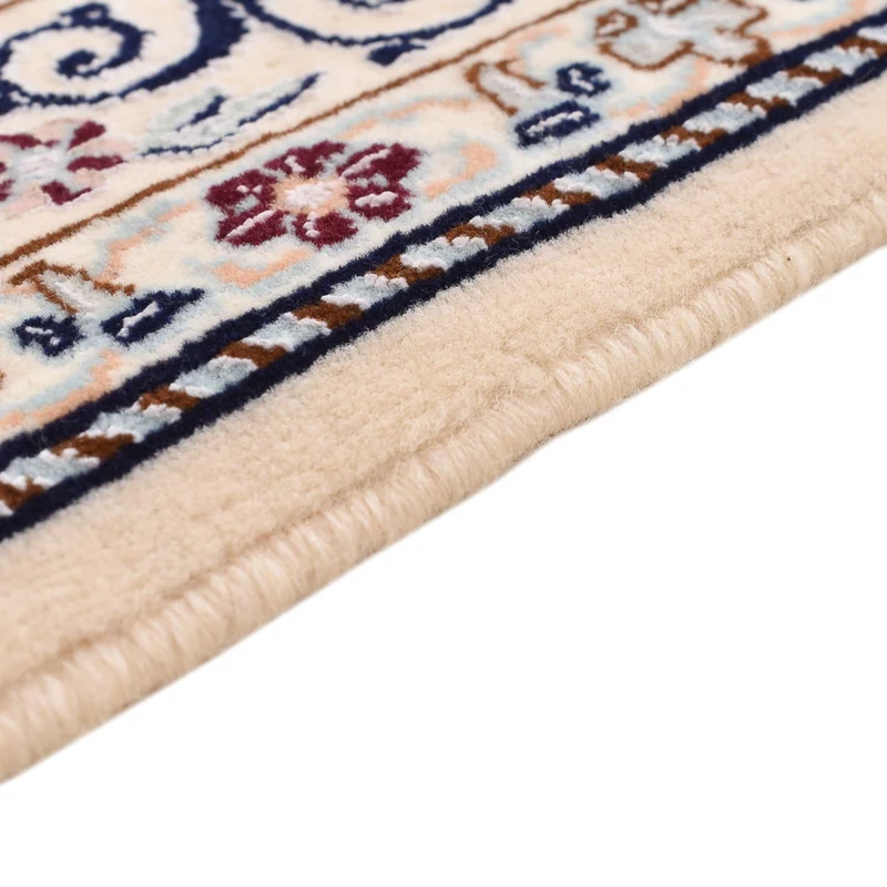 Perserteppich - Nain - Royal - 81 x 105 cm - hellgrau