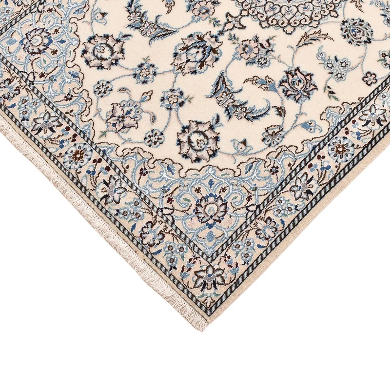 Nain - 9La Teppich 69x109cm - Perserteppich - hellgrau