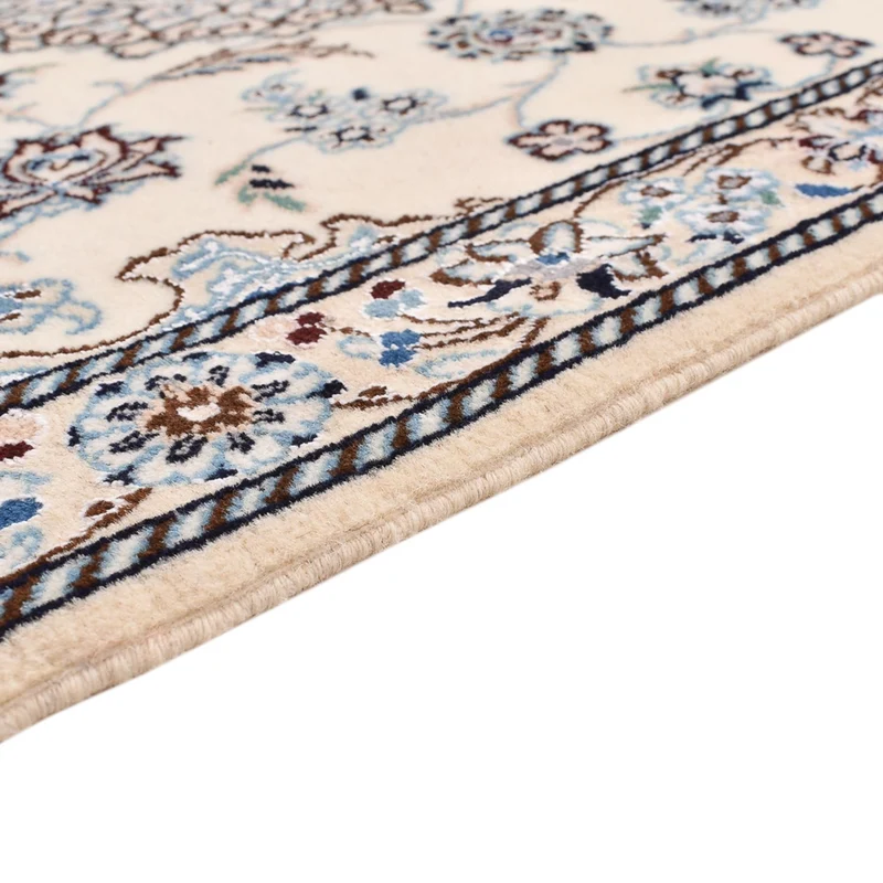 Nain - 9La Teppich 69x109cm - Perserteppich - hellgrau
