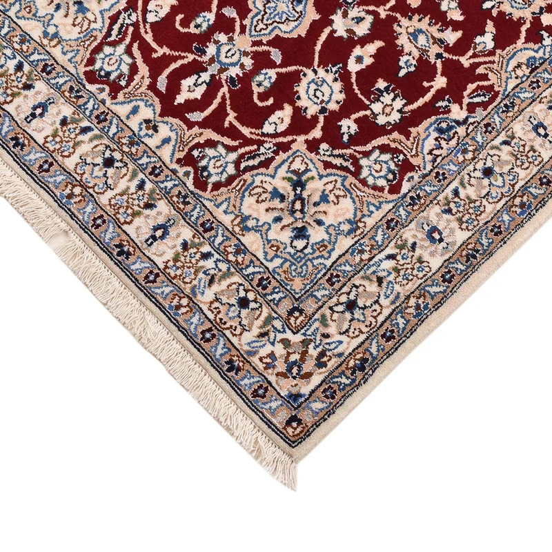 Perserteppich - Nain - Royal - 63 x 94 cm - dunkelrot