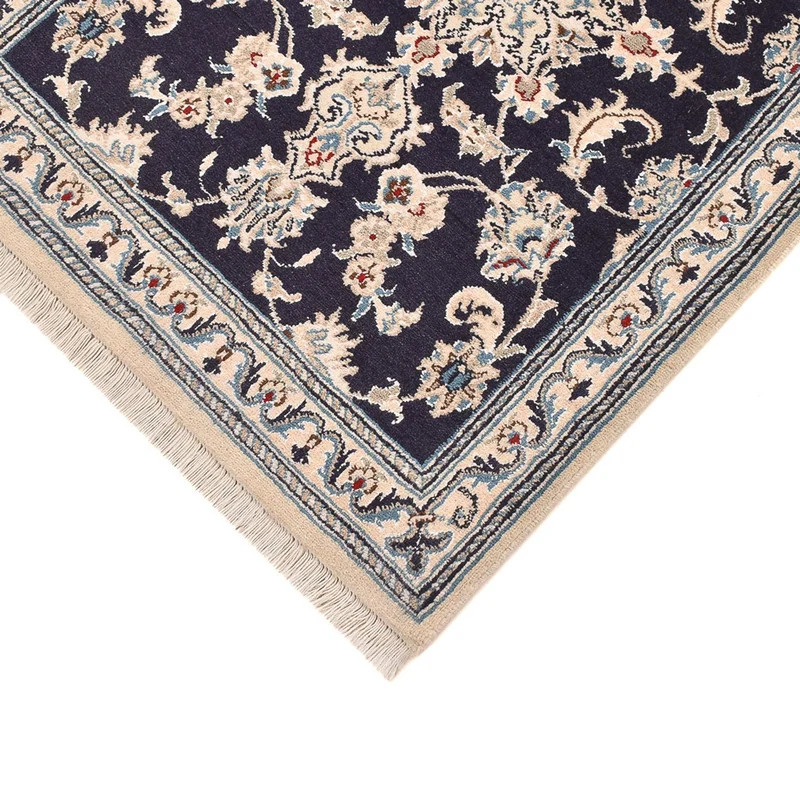 Nain - 12La Teppich 77x206cm - Perserteppich - dunkelblau