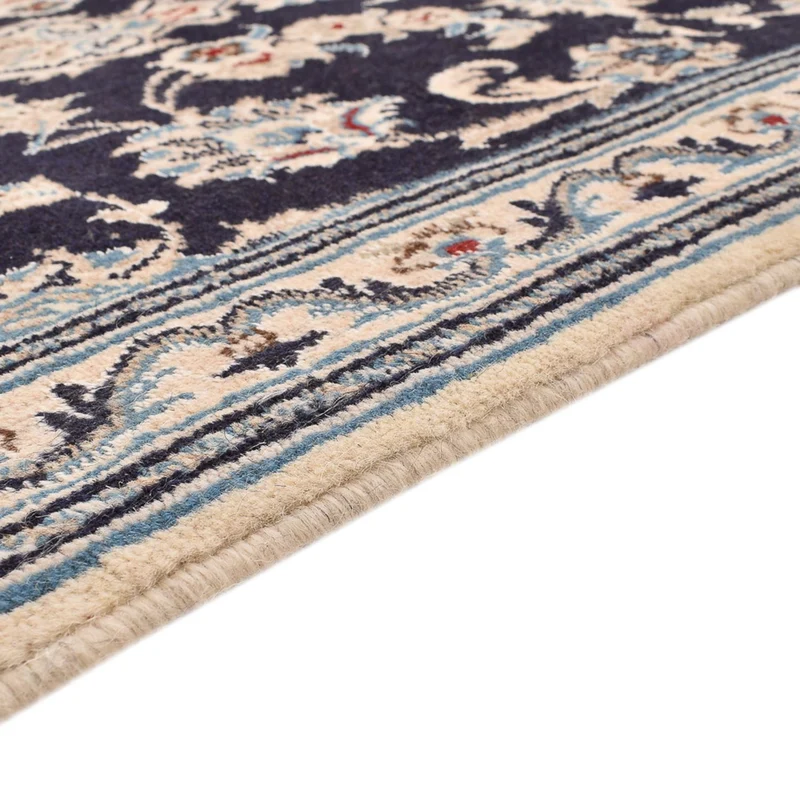 Nain - 12La Teppich 77x206cm - Perserteppich - dunkelblau