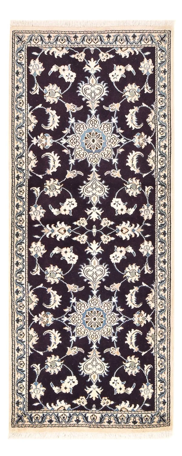 Nain - 12La Teppich 78x200cm - Perserteppich - dunkelblau