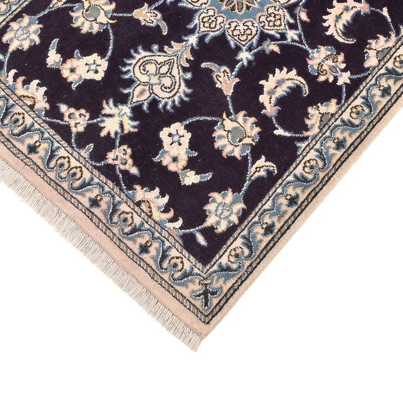 Nain - 12La Teppich 78x200cm - Perserteppich - dunkelblau