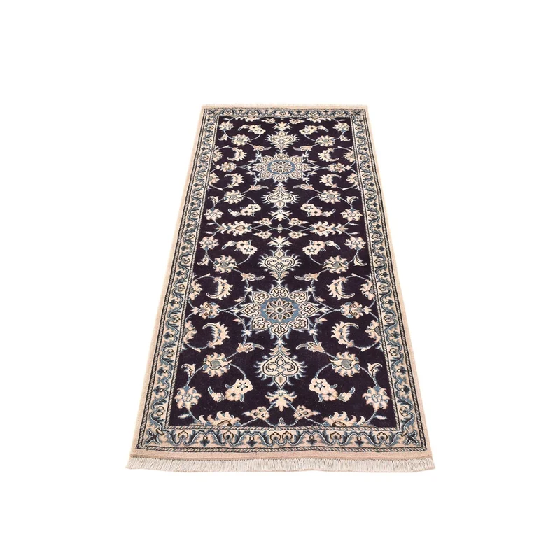 Nain - 12La Teppich 78x200cm - Perserteppich - dunkelblau