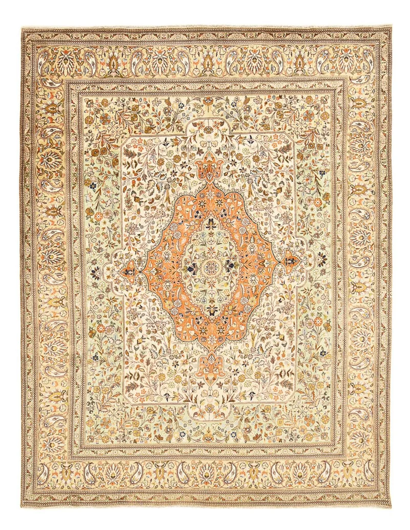 Tabatabai Teppich 283x368cm - Perserteppich - beige