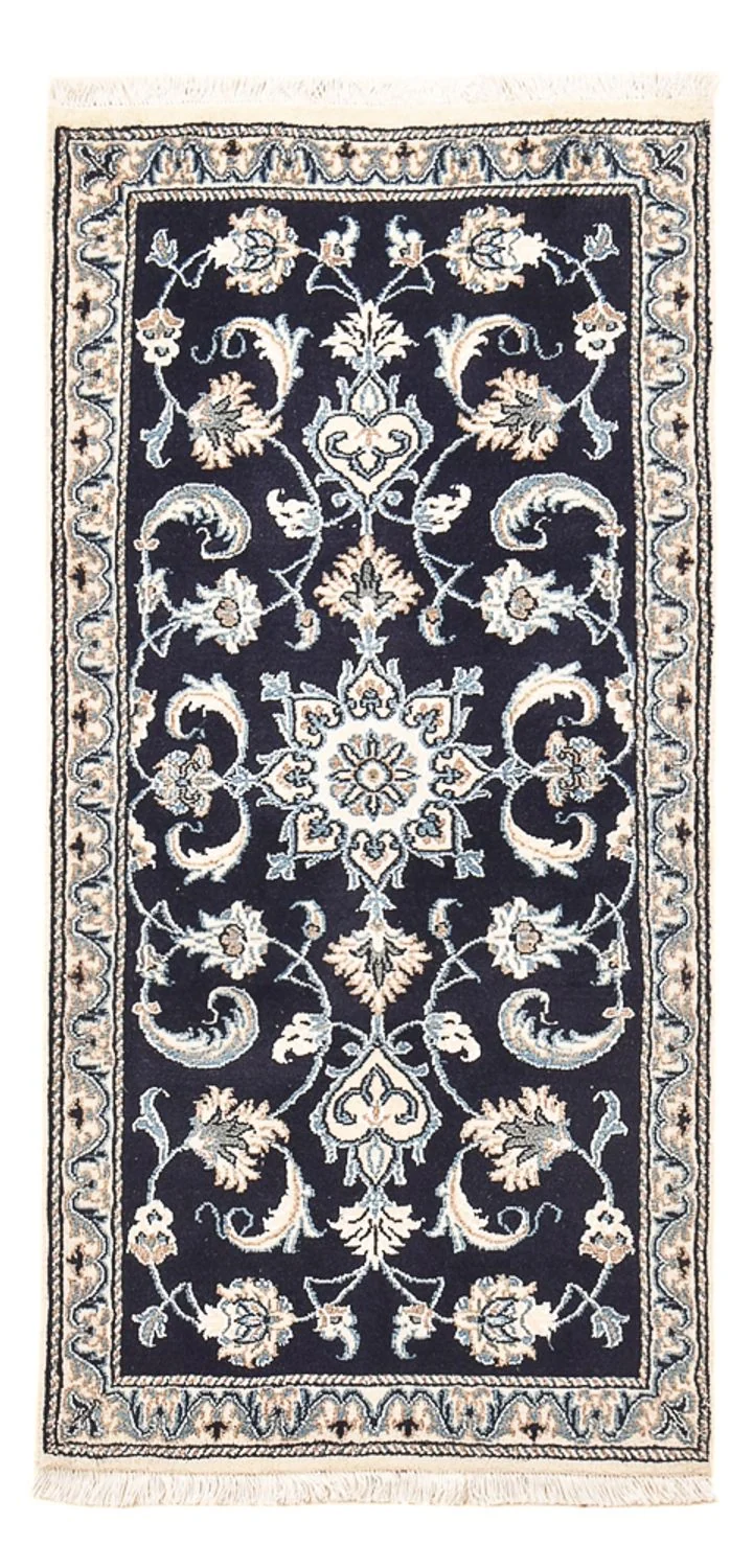 Nain - 12La Teppich 67x141cm - Perserteppich - dunkelblau