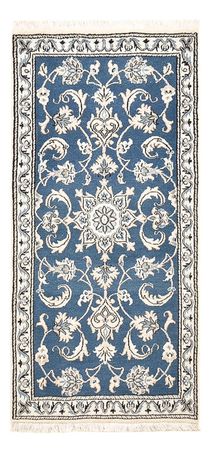Nain - 12La Teppich 68x146cm - Perserteppich - blau