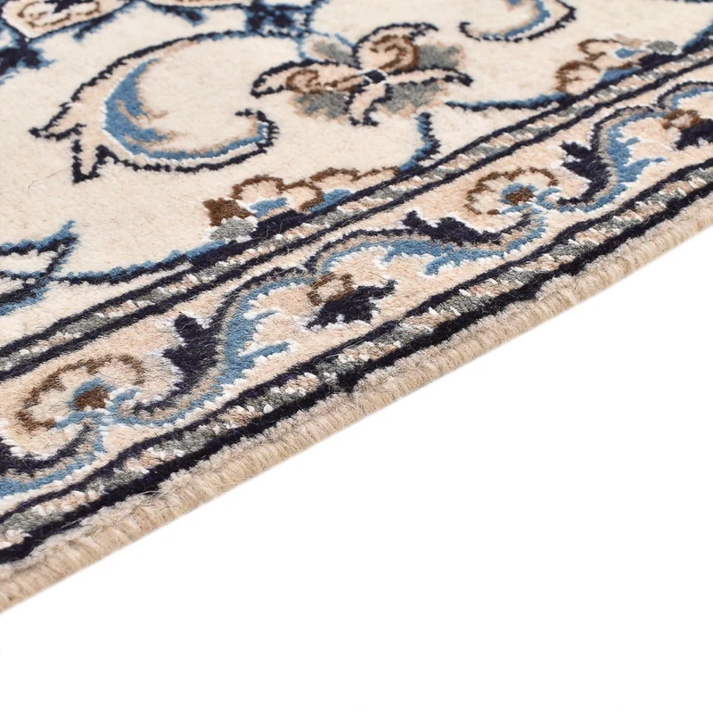 Nain - 12La Teppich 69x141cm - Perserteppich - hellgrau