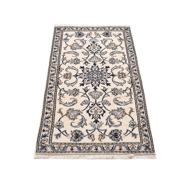 Nain - 12La Teppich 69x141cm - Perserteppich - hellgrau