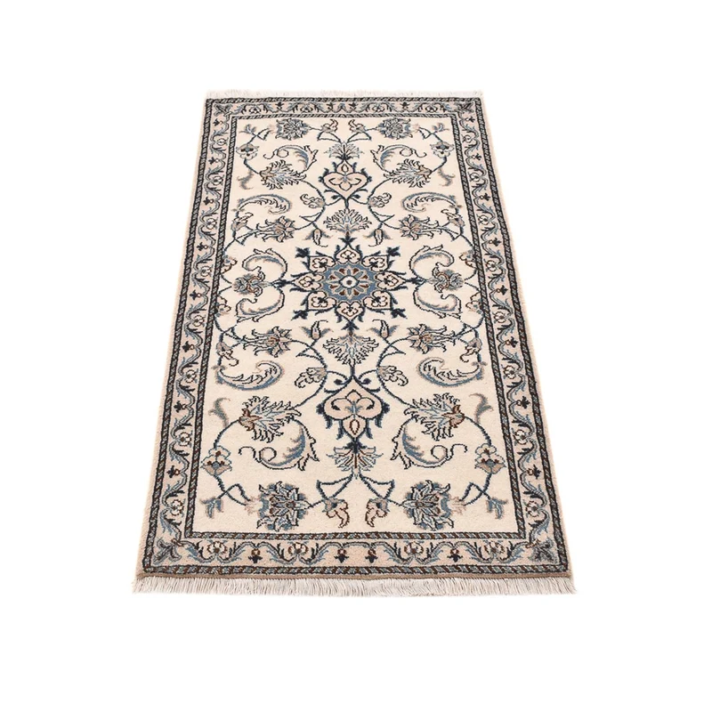 Perserteppich - Nain - 67 x 136 cm - hellgrau