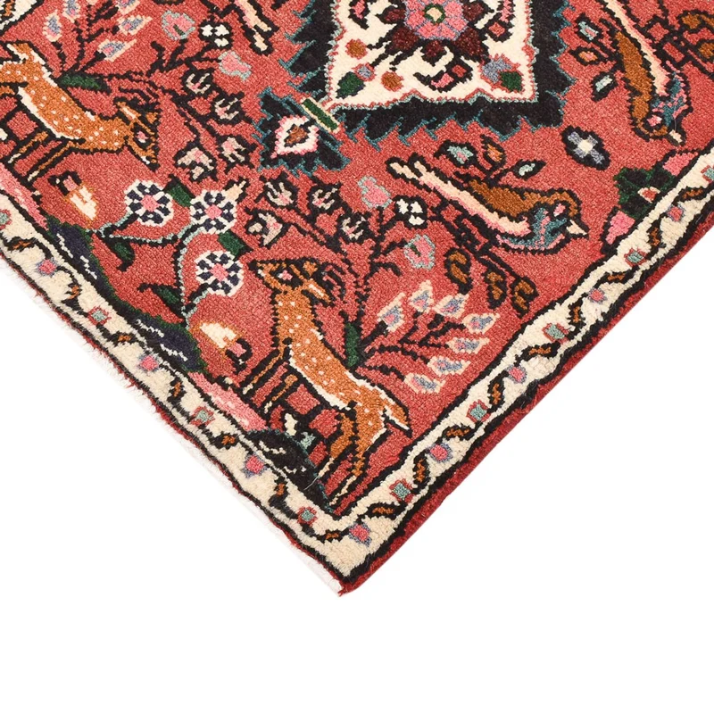 Perserteppich - Nomadic - 54 x 77 cm - dunkelrot