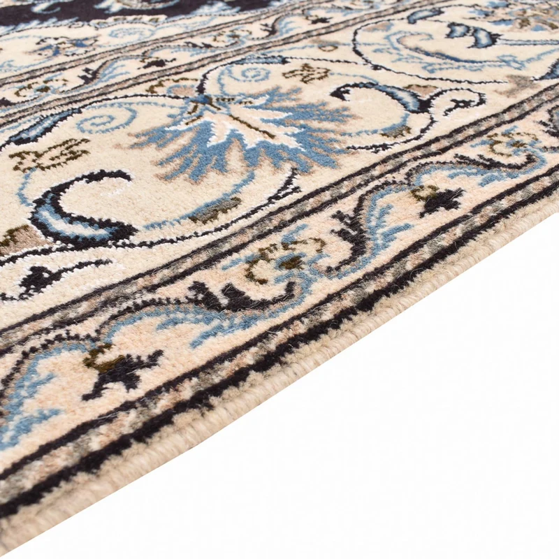 Nain - 12La Teppich 190x198cm - Perserteppich - dunkelblau