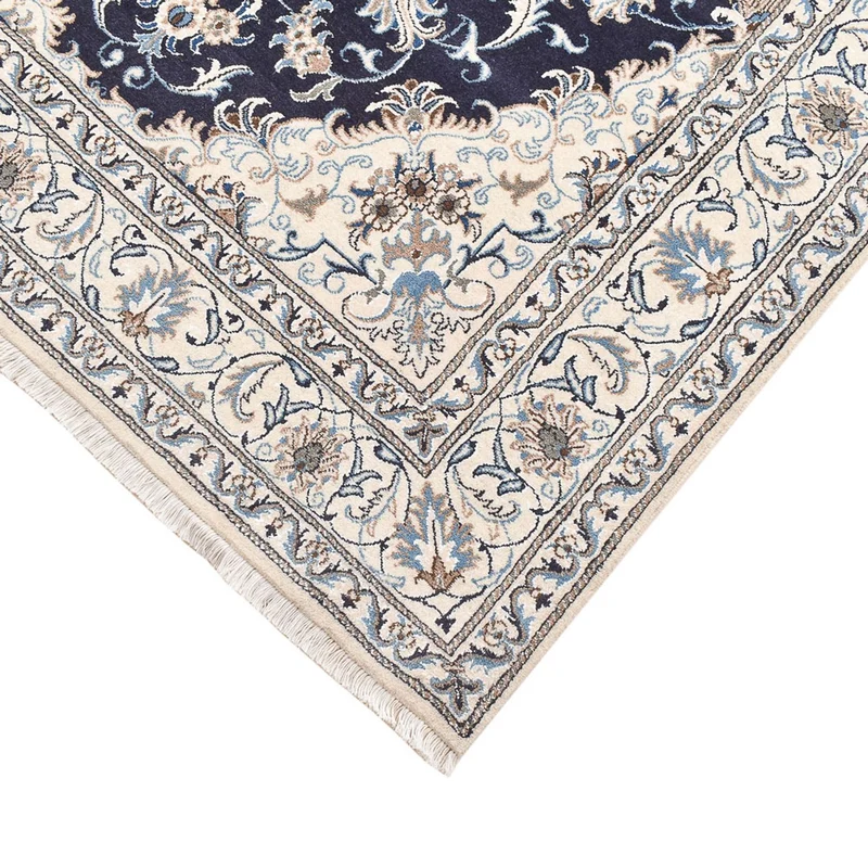 Nain - 12La Teppich 165x236cm - Perserteppich - dunkelblau