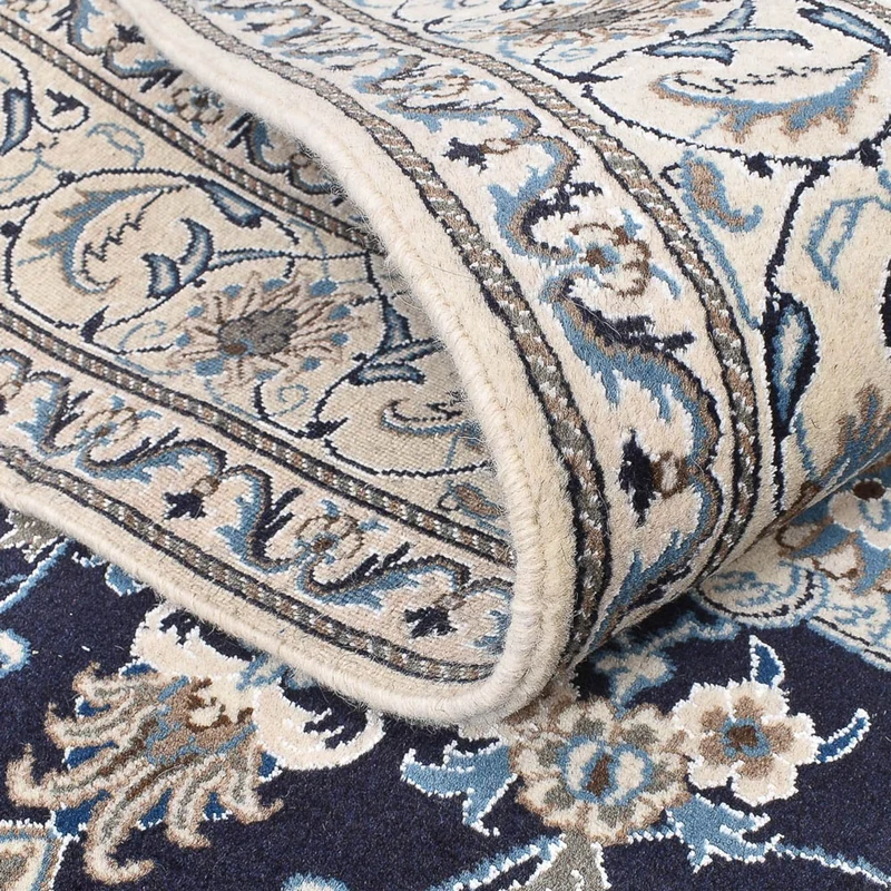 Nain - 12La Teppich 165x236cm - Perserteppich - dunkelblau