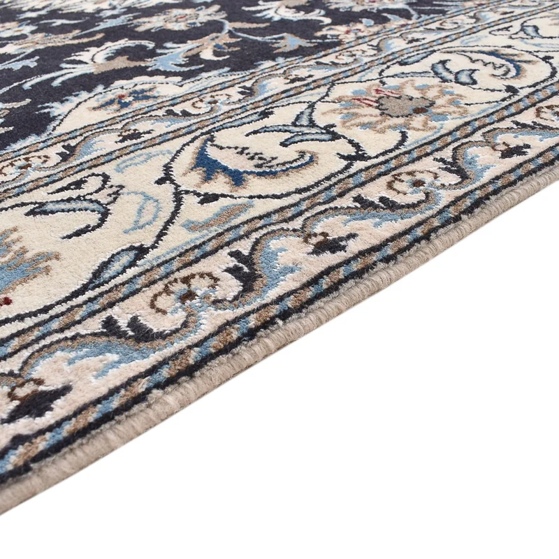 Nain - 12La Teppich 162x242cm - Perserteppich - dunkelblau