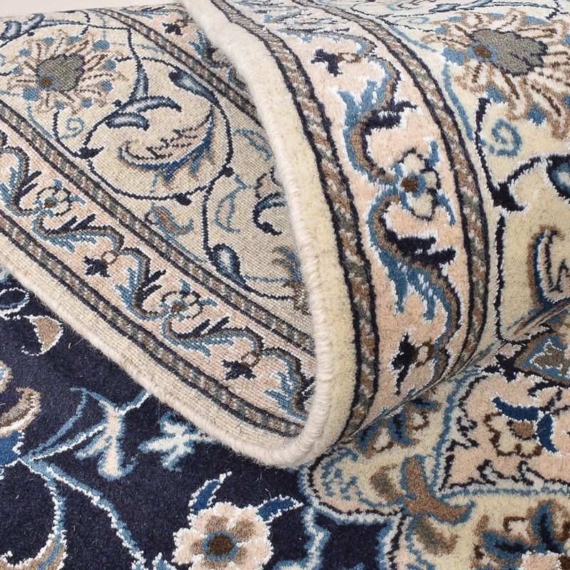 Nain - 12La Teppich 165x239cm - Perserteppich - dunkelblau