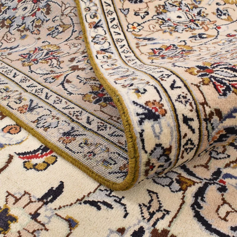 Keshan Teppich 215x310cm - Perserteppich - hellbeige