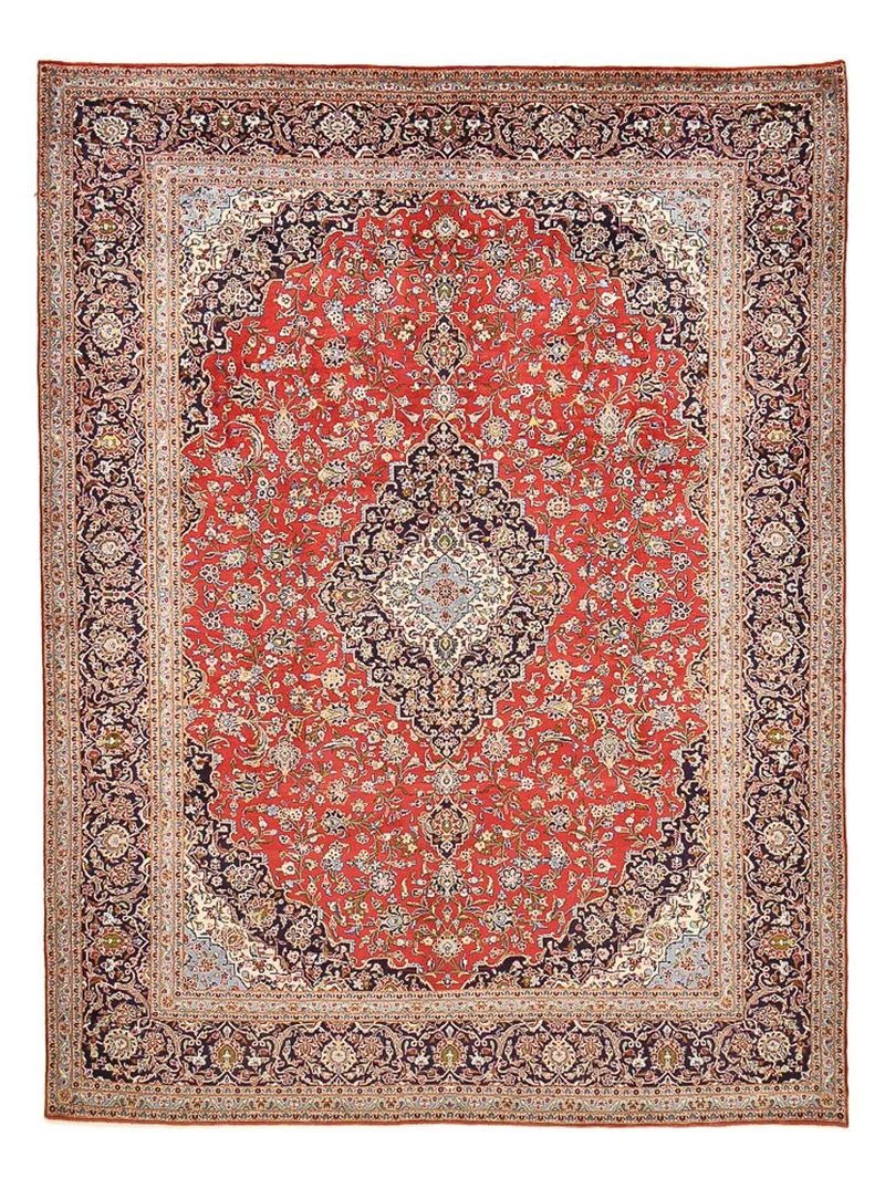 Keshan Teppich 311x426cm - Perserteppich - rot