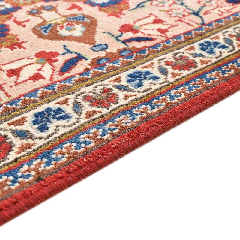Keshan Teppich 209x326cm - Perserteppich - hellrot