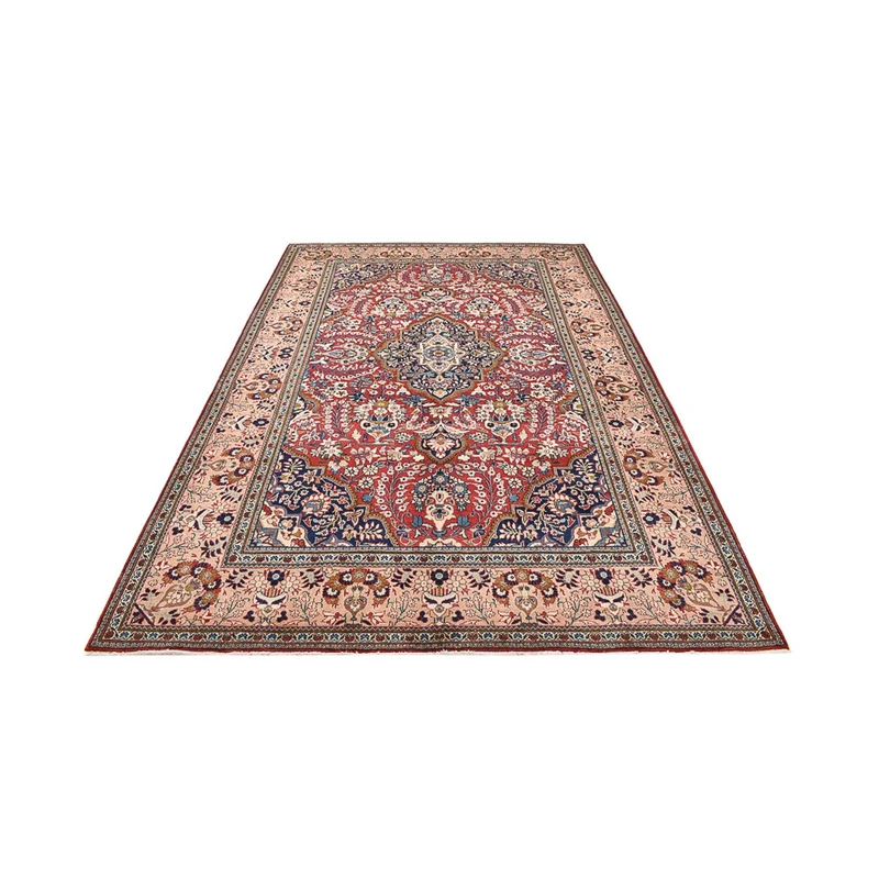 Keshan Teppich 209x326cm - Perserteppich - hellrot