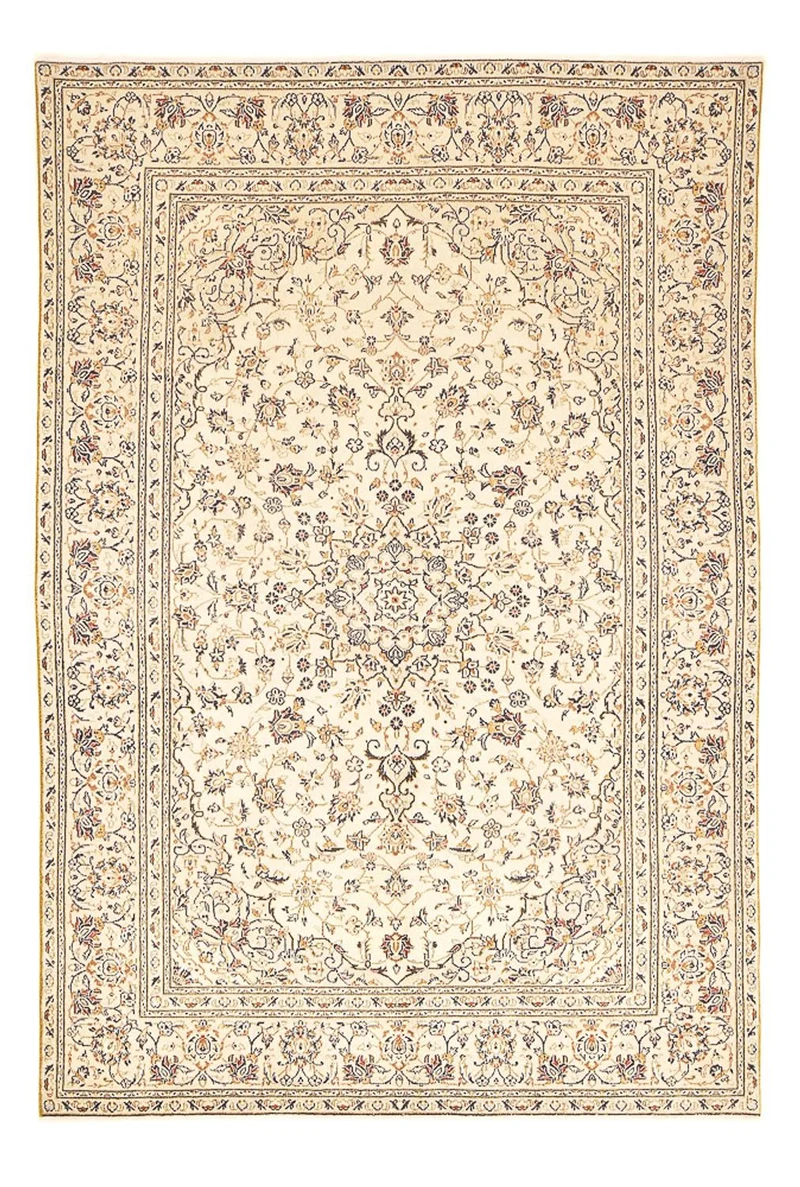 Keshan Teppich 185x285cm - Perserteppich - beige