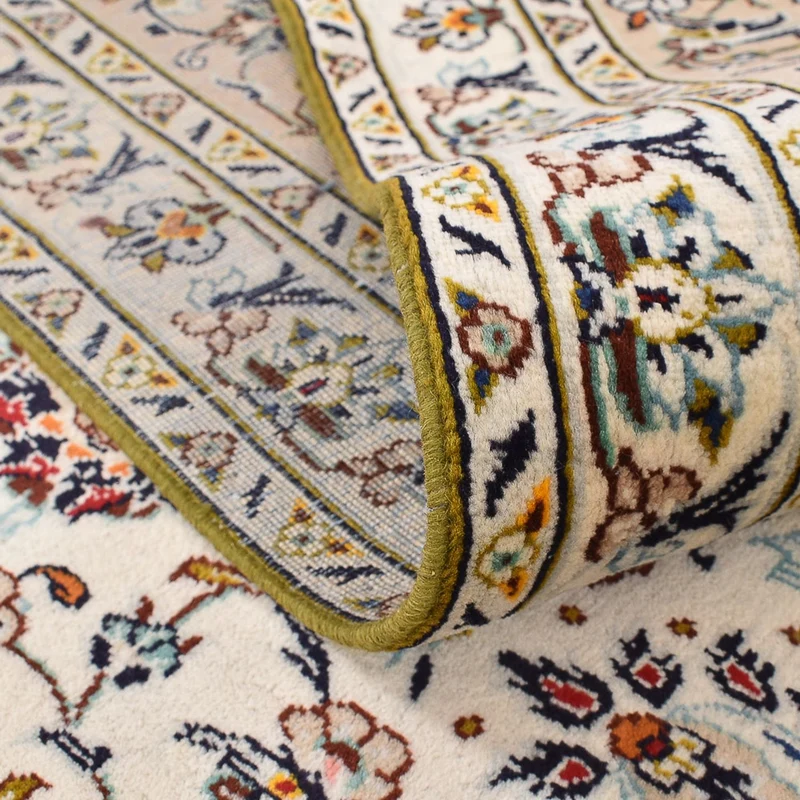 Perserteppich - Keshan - 293 x 397 cm - hellbeige