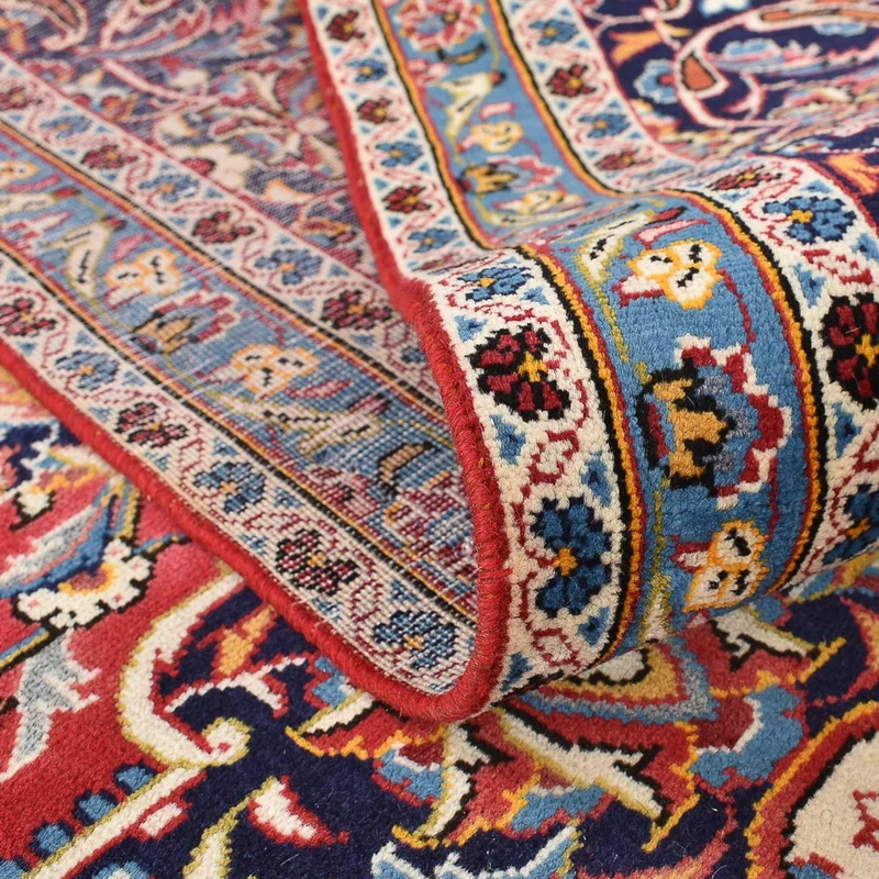 Keshan Teppich 249x394cm - Perserteppich - rot
