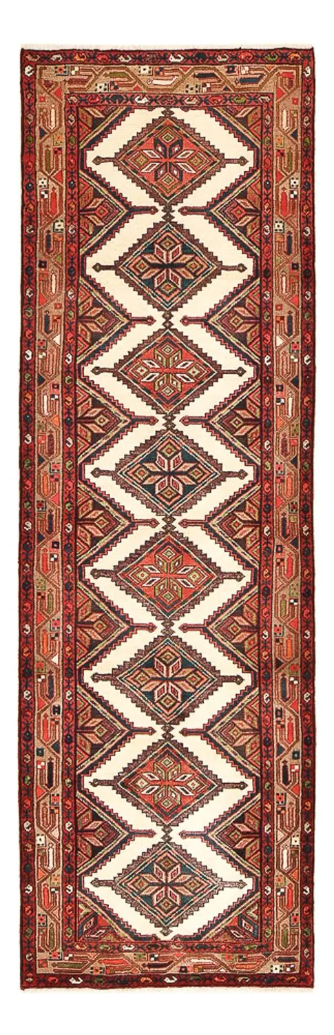 Hamadan Teppich 87x271cm - Perserteppich - hellrot