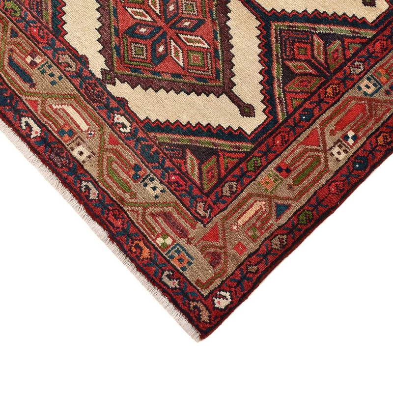 Hamadan Teppich 87x271cm - Perserteppich - hellrot