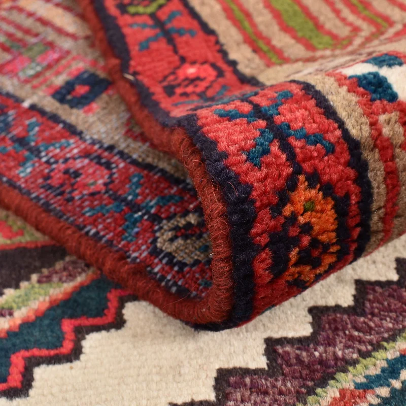 Hamadan Teppich 87x271cm - Perserteppich - hellrot