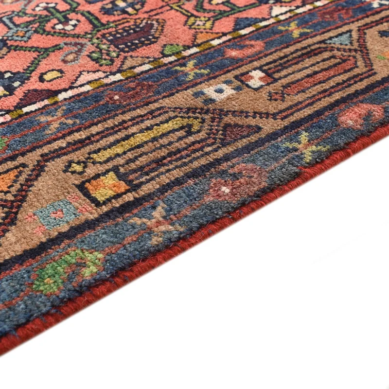 Hamadan Teppich 82x291cm - Perserteppich - hellrot