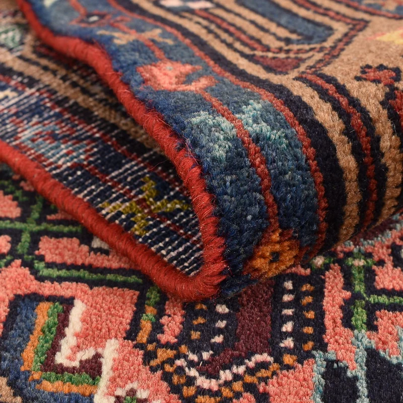 Hamadan Teppich 82x291cm - Perserteppich - hellrot