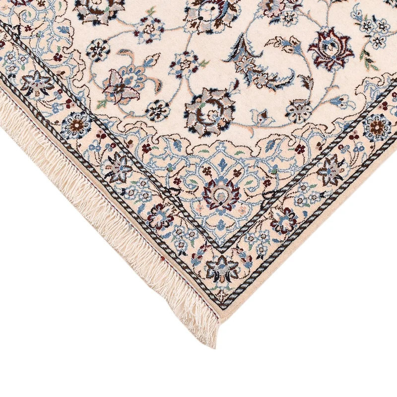 Perserteppich - Nain - Royal - 71 x 108 cm - hellgrau