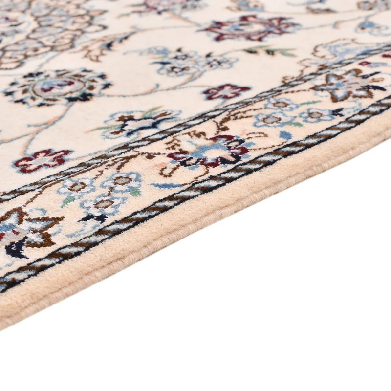Perserteppich - Nain - Royal - 71 x 108 cm - hellgrau