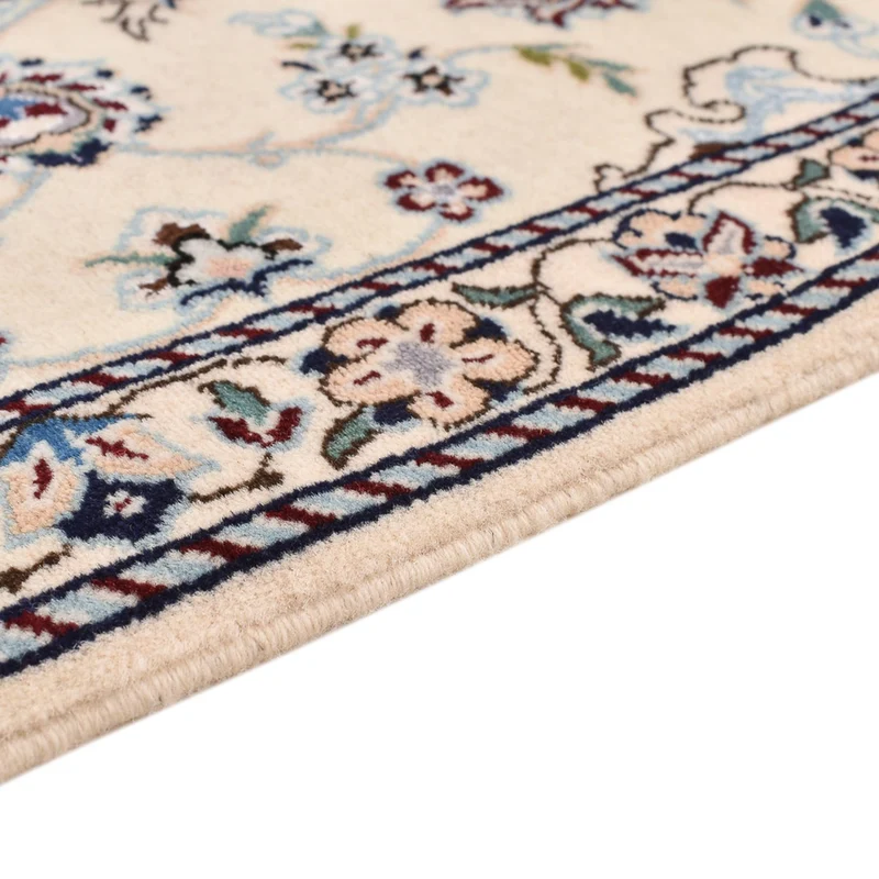 Perserteppich - Nain - Royal - 64 x 96 cm - hellgrau