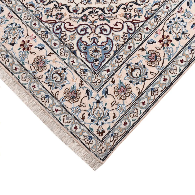 Nain - 9La Teppich 155x250cm - Perserteppich - hellgrau