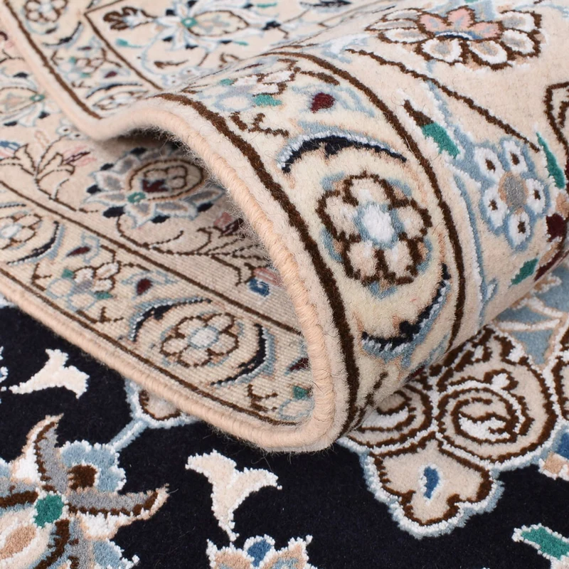 Nain - 9La Teppich 153x250cm - Perserteppich - dunkelblau