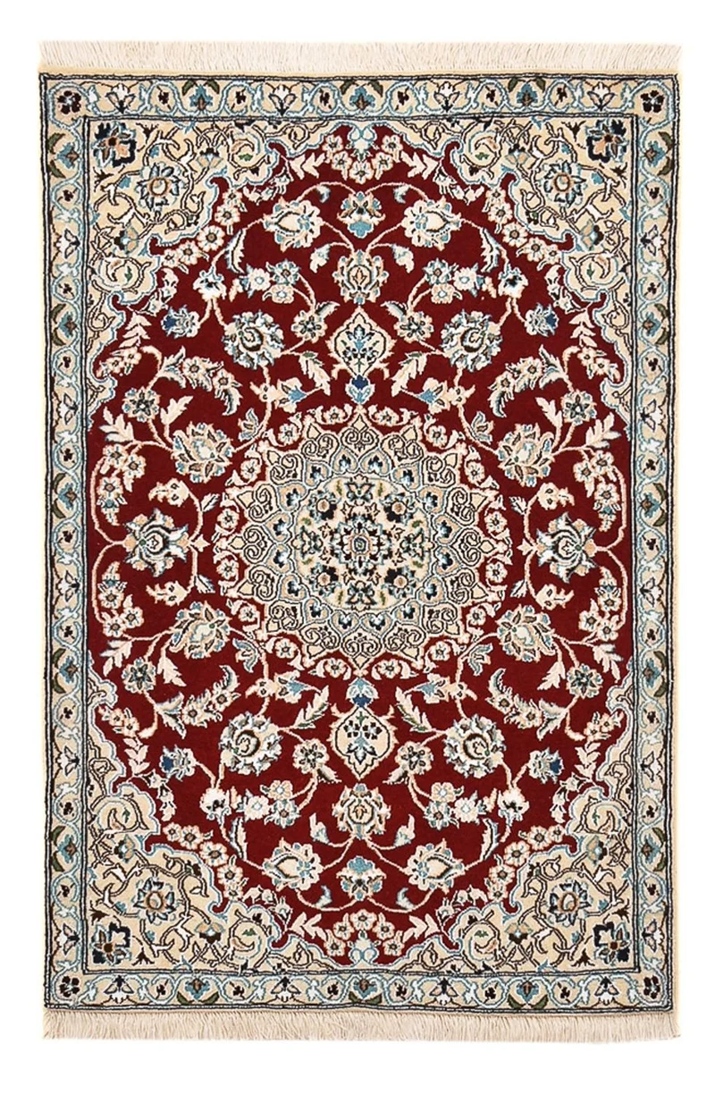 Nain - 9La Teppich 88x130cm - Perserteppich - rot