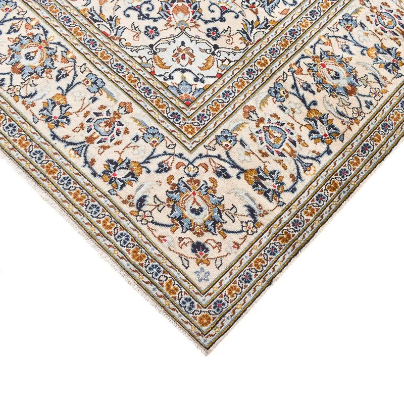 Keshan Teppich 203x299cm - Perserteppich - dunkelbeige