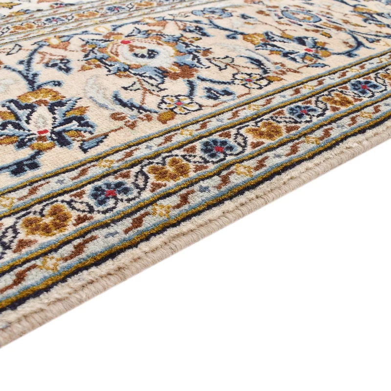 Keshan Teppich 203x299cm - Perserteppich - dunkelbeige