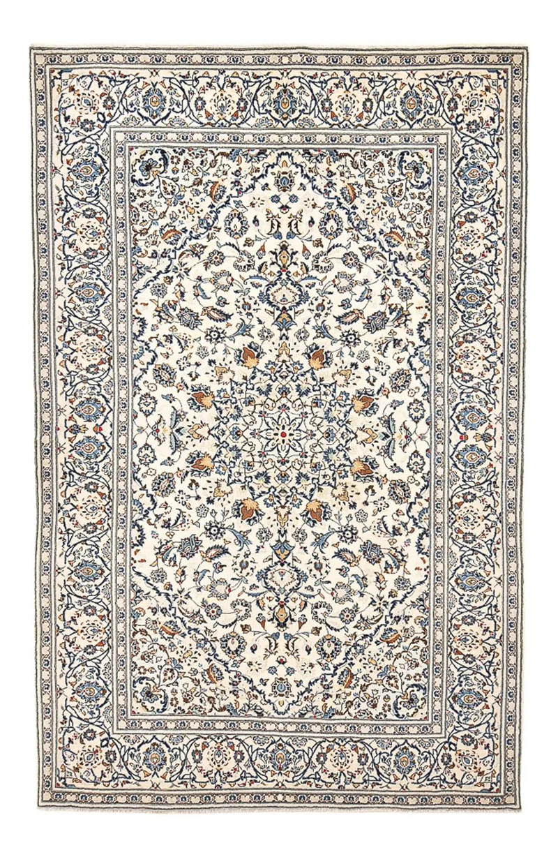 Keshan Teppich 195x300cm - Perserteppich - dunkelbeige