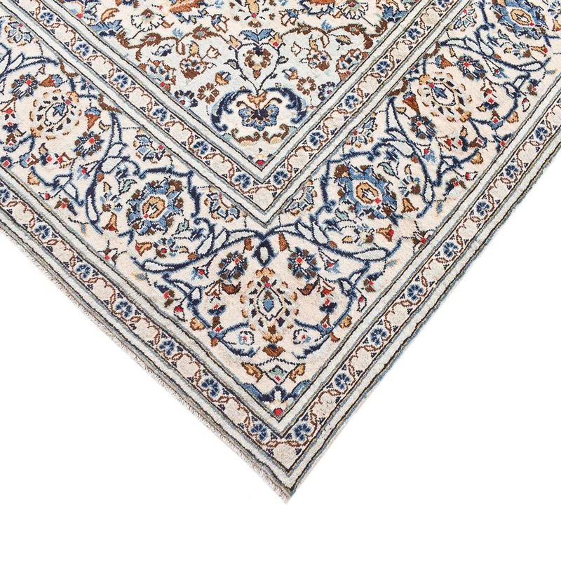 Keshan Teppich 195x300cm - Perserteppich - dunkelbeige