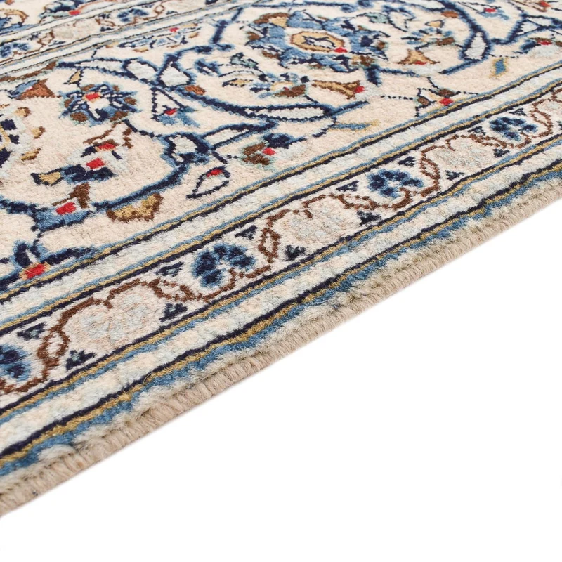 Keshan Teppich 195x300cm - Perserteppich - dunkelbeige